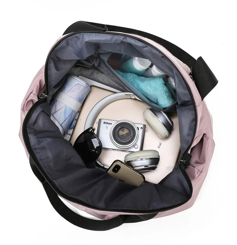 Muscle Store | Large Capacity Yoga Gym Bag Waterproof Women Swimming Outdoor Sports Bags Multifunction Hand Travel Duffle Weekend Package Bag
