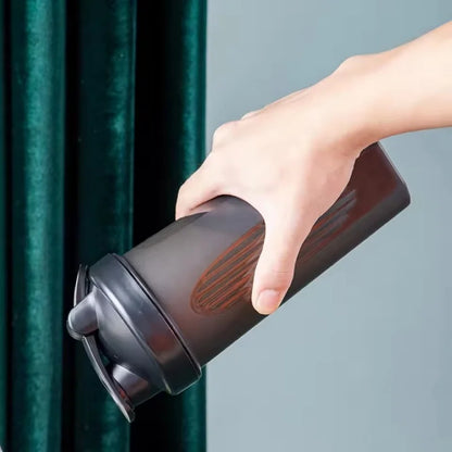 Large Sports Shaker Cup with Metal Stirring Ball for Protein Powder Shake Drink Mixing Sports Water Bottle Suitable for Sports