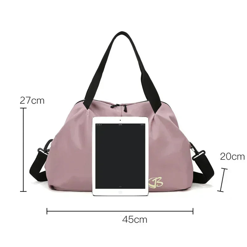Muscle Store | Large Capacity Yoga Gym Bag Waterproof Women Swimming Outdoor Sports Bags Multifunction Hand Travel Duffle Weekend Package Bag
