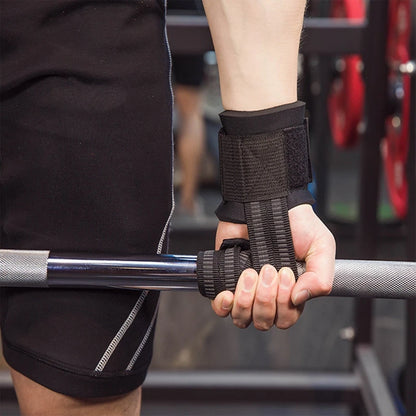 Muscle Store | 2 Pack Weight Lifting Wrist Straps Adjustable Wrist Support Heavy Duty Lifting Belts Gloves Power Hooks Deadlifts Lifting Grips