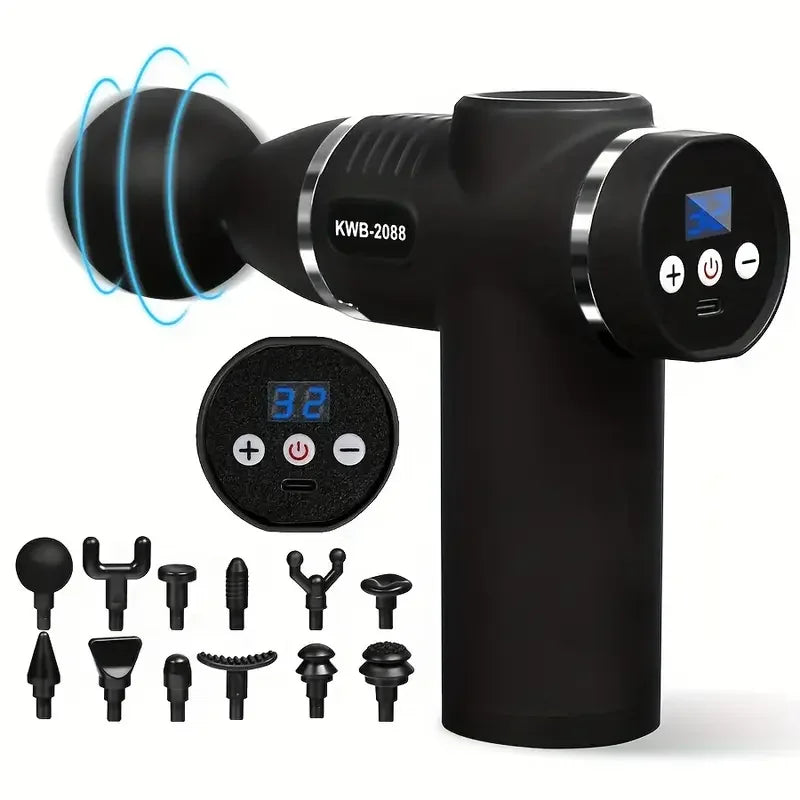 Muscle Store | Mini Massage Gun Fascia Machine Muscle Relaxation Vibrating Gun Rod Percussion Massage Fitness Equipment Neck Grab Fascia Gun