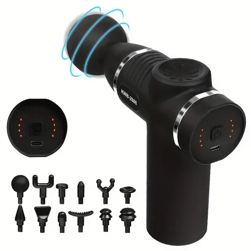 Muscle Store | Mini Massage Gun Fascia Machine Muscle Relaxation Vibrating Gun Rod Percussion Massage Fitness Equipment Neck Grab Fascia Gun