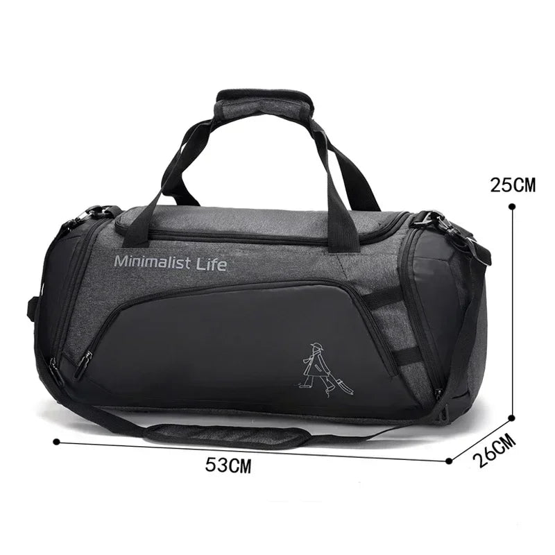 Muscle Store | Sports Bag Gym Bag Waterproof Training Fitness Bags Durable Multifunctional Handbag Outdoor Sporting Swimming Tote