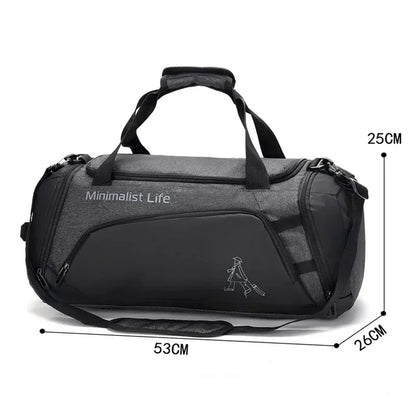 Muscle Store | Sports Bag Gym Bag Waterproof Training Fitness Bags Durable Multifunctional Handbag Outdoor Sporting Swimming Tote