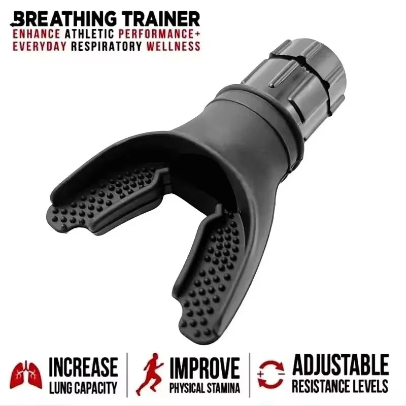 Muscle-Store | Breathing Exercise for Lungs Portable Breath Fitness Exerciser Device Endurance Workout Device with Adjustable Resistances