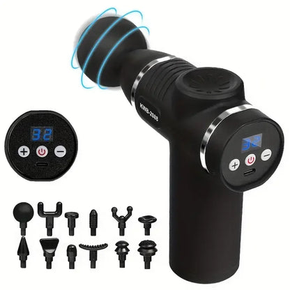 Muscle Store | Mini Massage Gun Fascia Machine Muscle Relaxation Vibrating Gun Rod Percussion Massage Fitness Equipment Neck Grab Fascia Gun