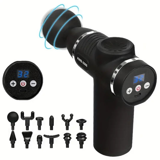 Muscle Store | Mini Massage Gun Fascia Machine Muscle Relaxation Vibrating Gun Rod Percussion Massage Fitness Equipment Neck Grab Fascia Gun