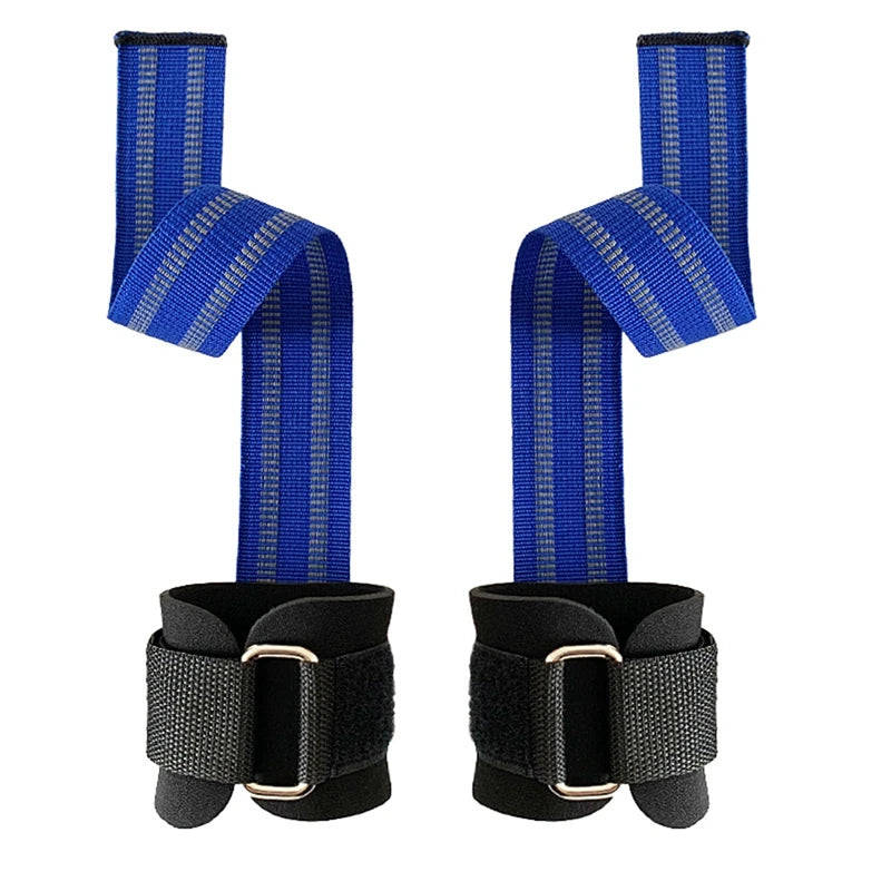 Muscle Store | 2 Pack Weight Lifting Wrist Straps Adjustable Wrist Support Heavy Duty Lifting Belts Gloves Power Hooks Deadlifts Lifting Grips