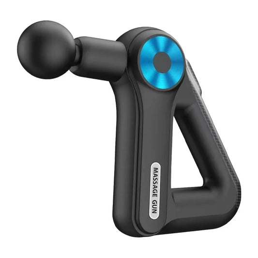 Muscle Store | Electric Triangular Fascia Gun with 9-Level Muscle Vibration Relaxation Massage, Convenient Massage Gun with 9 Massage Heads