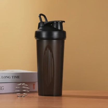 Large Sports Shaker Cup with Metal Stirring Ball for Protein Powder Shake Drink Mixing Sports Water Bottle Suitable for Sports