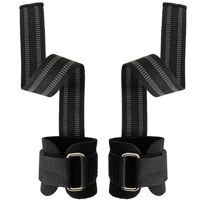 Muscle Store | 2 Pack Weight Lifting Wrist Straps Adjustable Wrist Support Heavy Duty Lifting Belts Gloves Power Hooks Deadlifts Lifting Grips