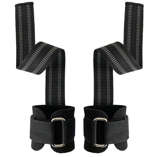 Muscle Store | 2 Pack Weight Lifting Wrist Straps Adjustable Wrist Support Heavy Duty Lifting Belts Gloves Power Hooks Deadlifts Lifting Grips